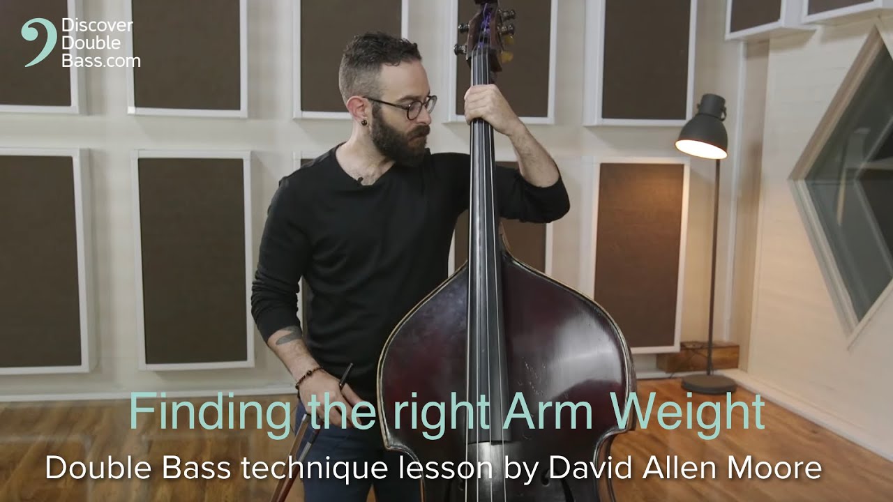 Arm Weight - Double Bass Technique Lesson