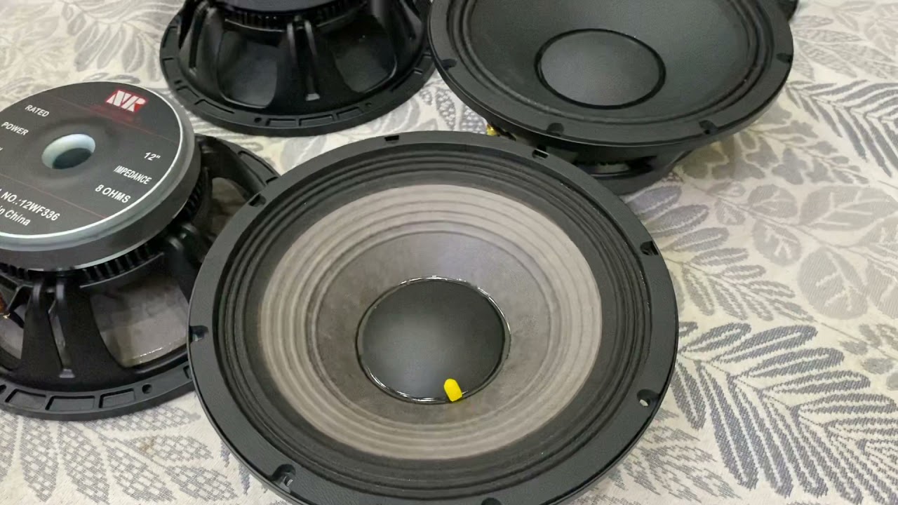 So s&aacute;nh 3 m&atilde; loa bass 30 Nr 12az350 v&agrave; 12wf335 với m&atilde; 12wf336 xem ưu điểm bass n&agrave;o chất &acirc;m hay