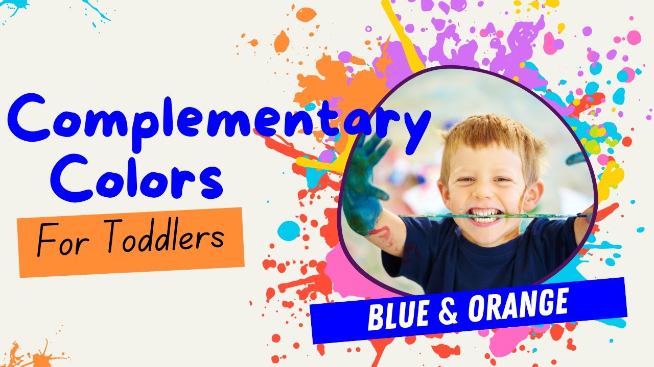 Color Fun for Kids! Discover the Magic of Orange & Blue! | Complementary Colors
