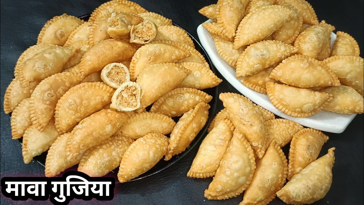 खस्ता और रिच मावा नारियल गुजिया ।mawa gujiya। Coconut gujiya।  | Iftar snacks।tea time snacks