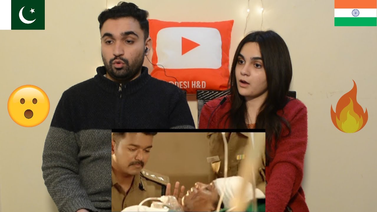 Pakistani reaction to Theri Emotional and Action scene | Thalpathy Vijay | Desi H&D Reacts