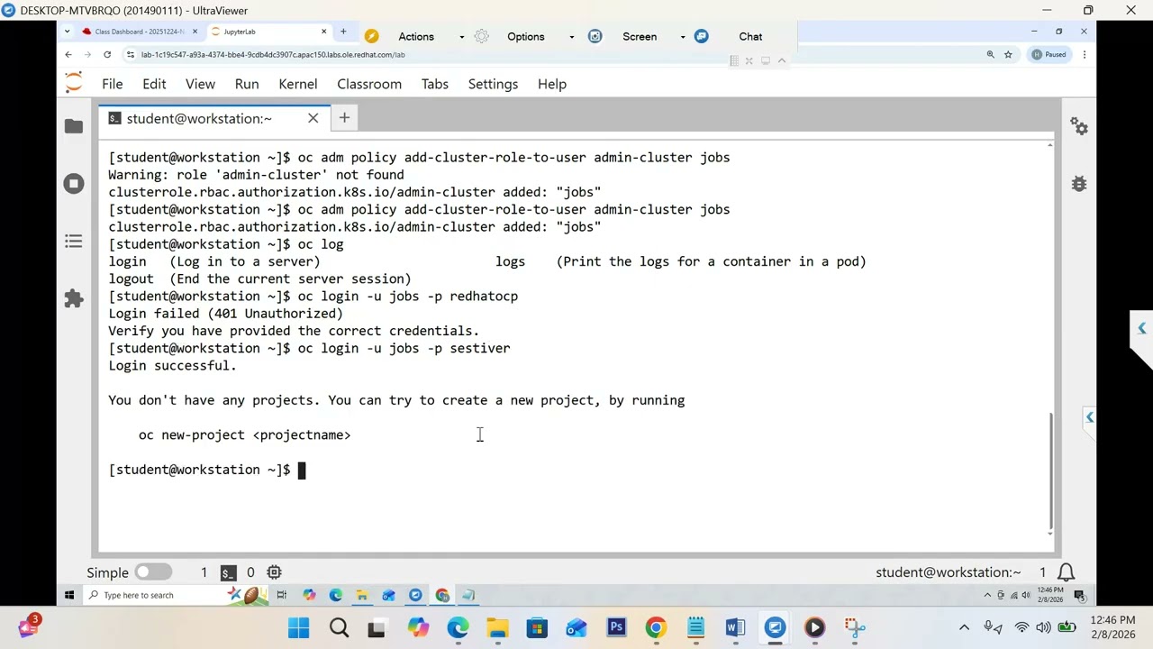Configure cluster permissions Question-2: