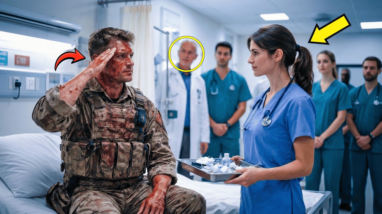 Les médecins se moquaient de la nouvelle infirmière, jusqu’au salut commandant blessé des Commandos