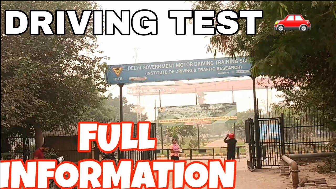 Driving License Test at Sarai Kale Khan RTO - Car 🚗 and Bike 🏍 Test Explained || Full Details