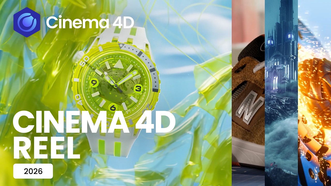 Cinema 4D | Демонстрационный ролик 2026 года
