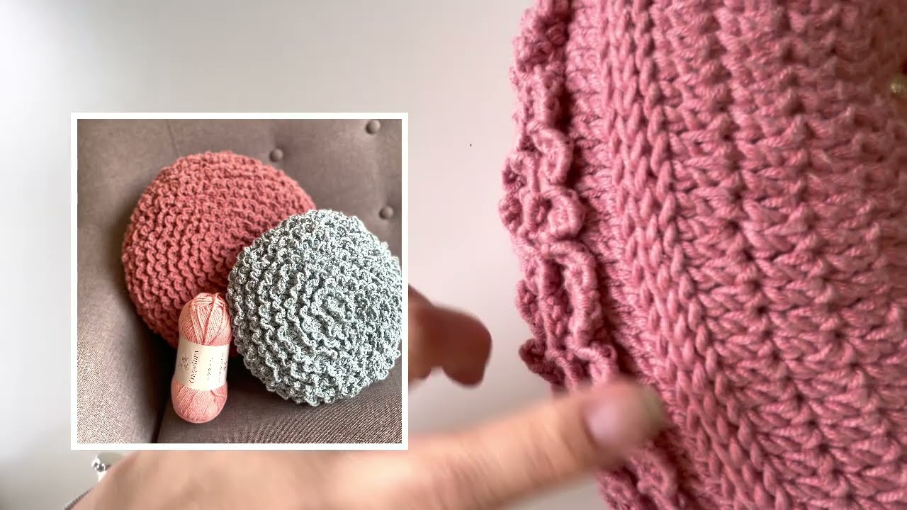 Cojín Waves a Crochet - Rapido, rendidor y facil de tejer