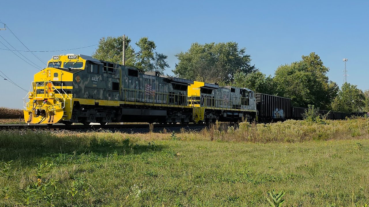 IORY 4431 and 4436 on T522 at XN Tower in Leipsic, OH - 10/03/2025