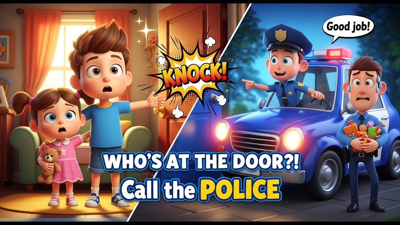 Ding Dong! Who’s at the Door | Police Safety Song for Kids | Stranger Danger Nursery Rhyme