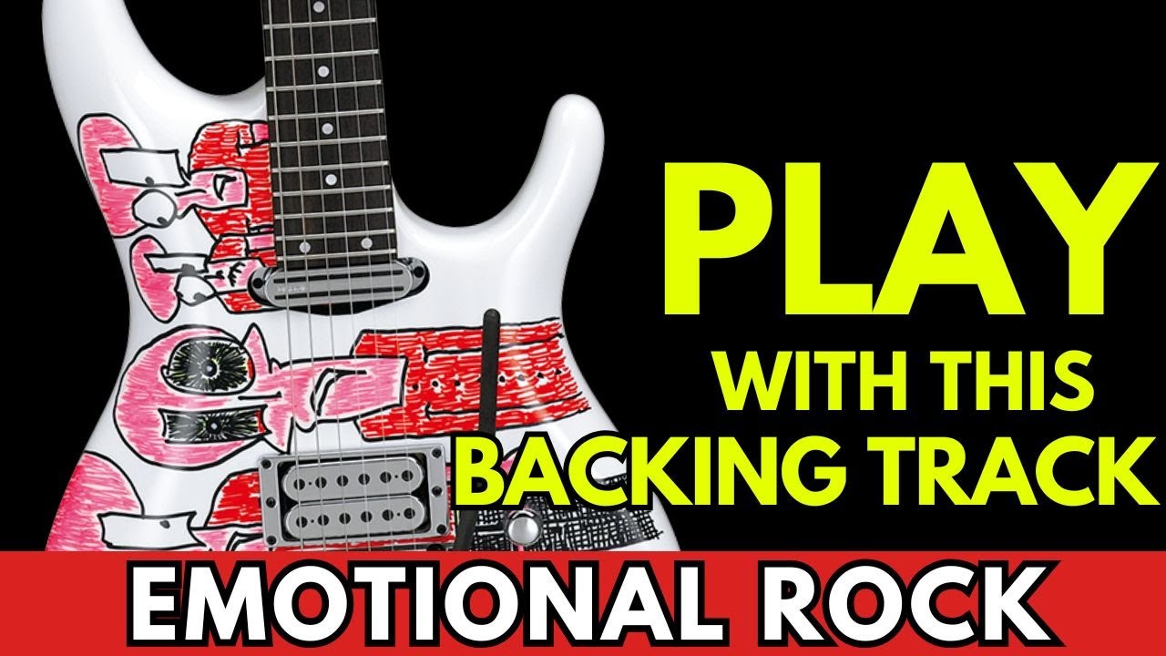JOE SATRIANI Inspired Emotional Rock BACKING TRACK Instrumental E minor