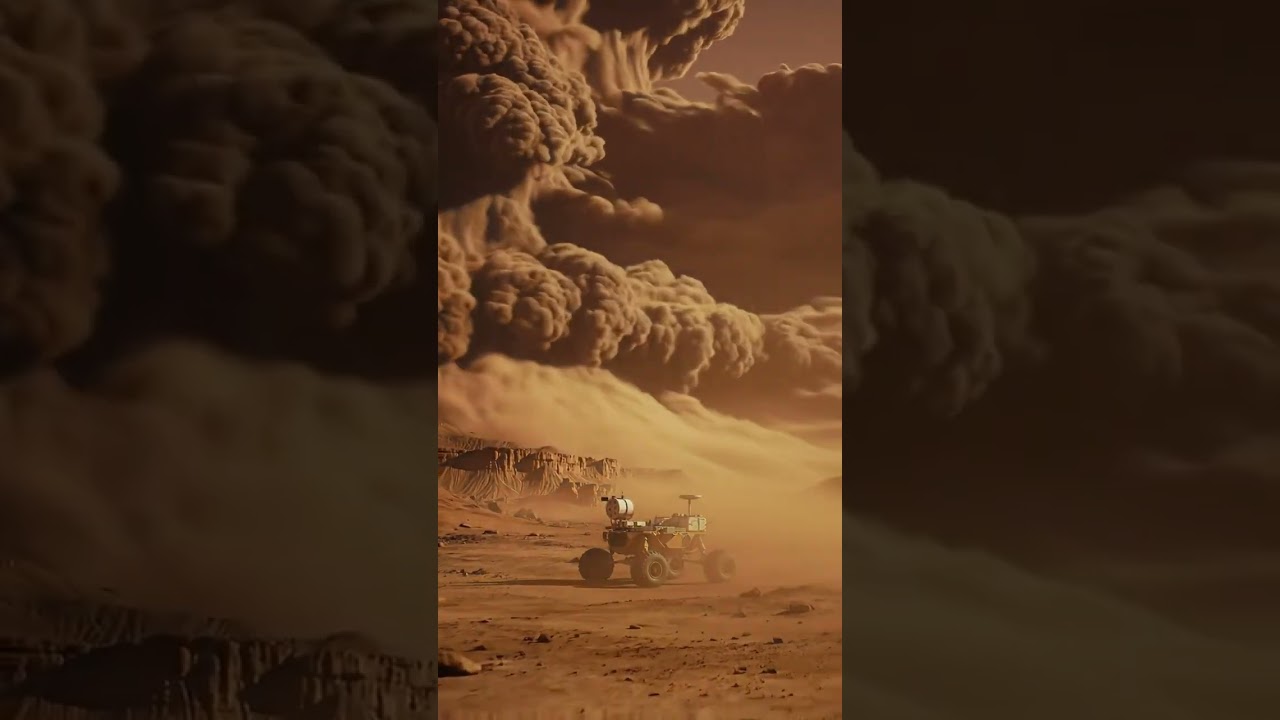 Massive Dust Storm on Mars &ndash; The Red Planet&rsquo;s Wrath 🌪️🔴 #stromonmars #mars #strom #space #dust #nasa