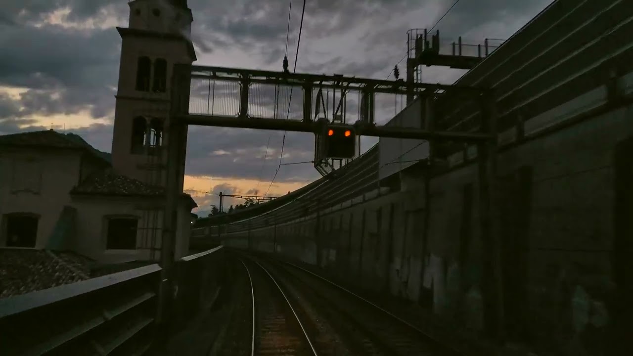 Train Cab Ride Chiasso Smistamento - Lugano