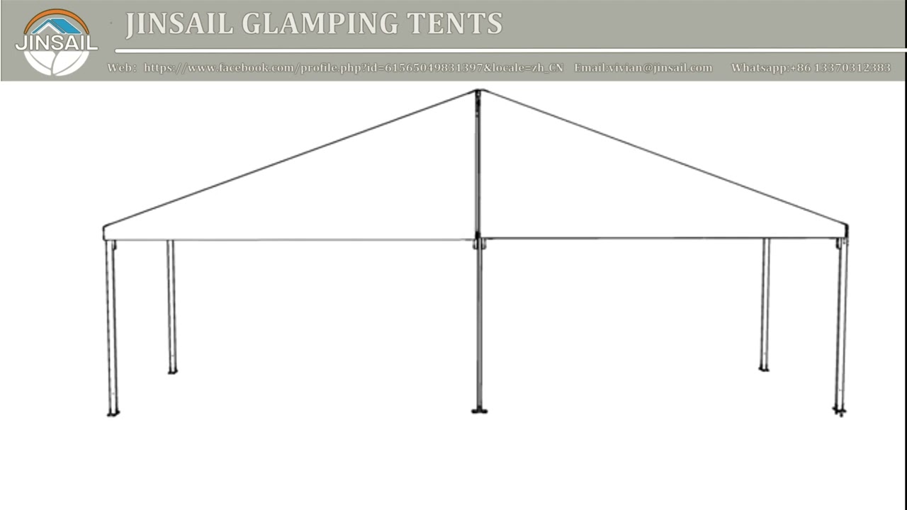 Aluminum profile tents