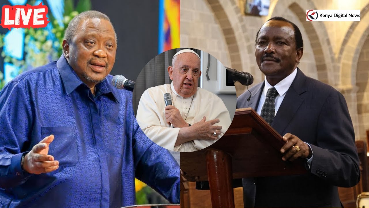 LIVE: Uhuru Kenyatta and Kalonzo Attending  Requiem Mass for Pope Francis!