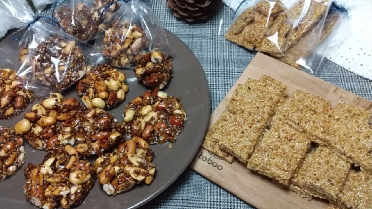 عندك سمسم وفول سوداني ألذ حلاوة السمسمية والفول السوداني المنضميةyerli fıstık ve susamlı şekeri😋 e