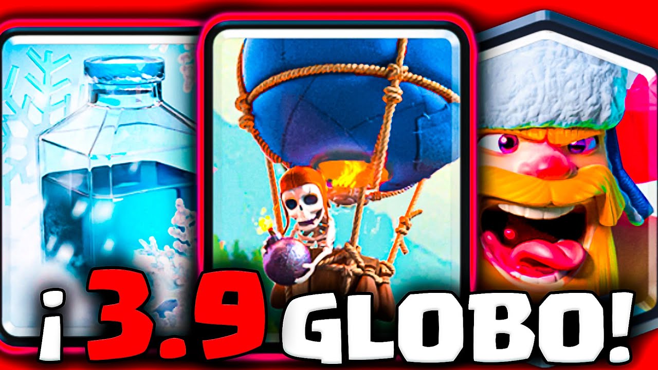 MAZO *GLOBO + LEÑADOR + HIELO* VOLIÓ a CLASH ROYALE ⚠️