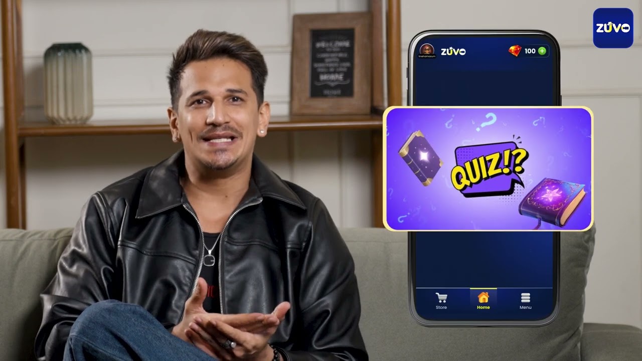 Prince Narula LIVE on ZUVO | Play Games, Quizzes & Win Big