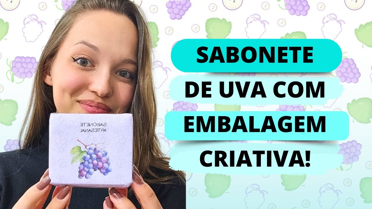 SABONETE DE UVA - APRENDA COMO FAZER