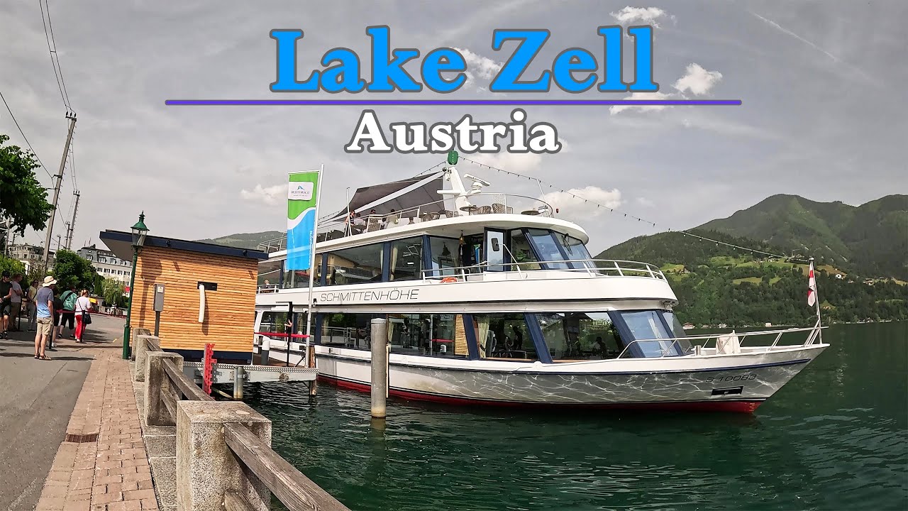 Lake Zell In Austria 🇦🇹 | Scenic Boat Tour in Crystal-Clear 4K