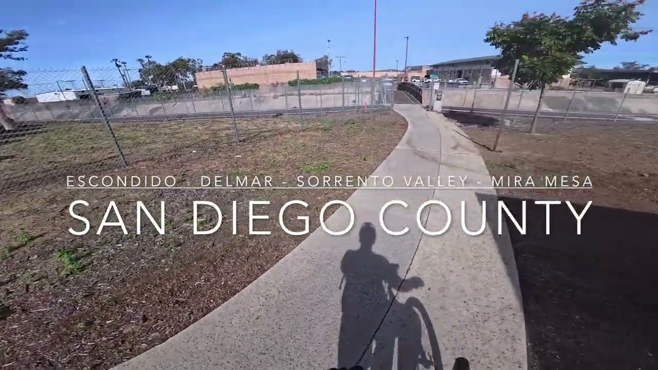 Bike Ride in San Diego County - Escondido to Delmar to Mira Mesa - 38 Miles Total - January 2026