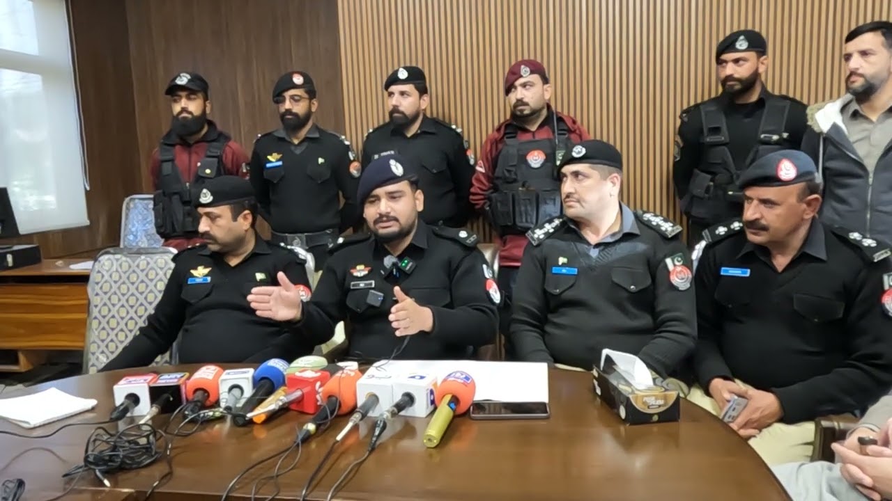 Abbottabad Press conference of SP cant 