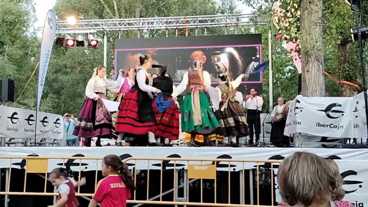 EuroFestival Aranda de Duero 2024. Exhibición de Bailes de Aranda y de la Ribera. 24-07-2024.