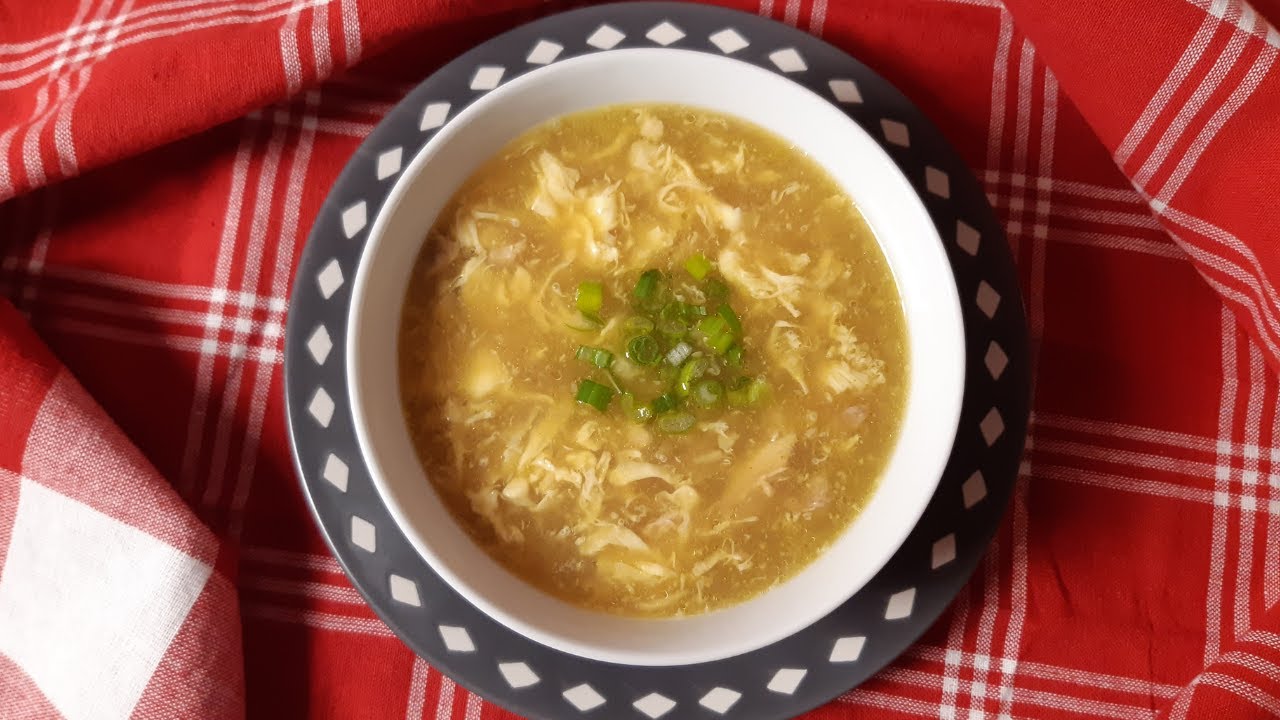 Soupe au poulet et aux œufs facile et rapide 🇨🇳 #255