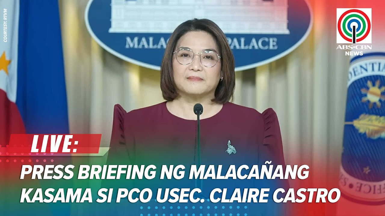 LIVE: Malacañang holds press briefing with PCO Usec. Claire Castro | January 29