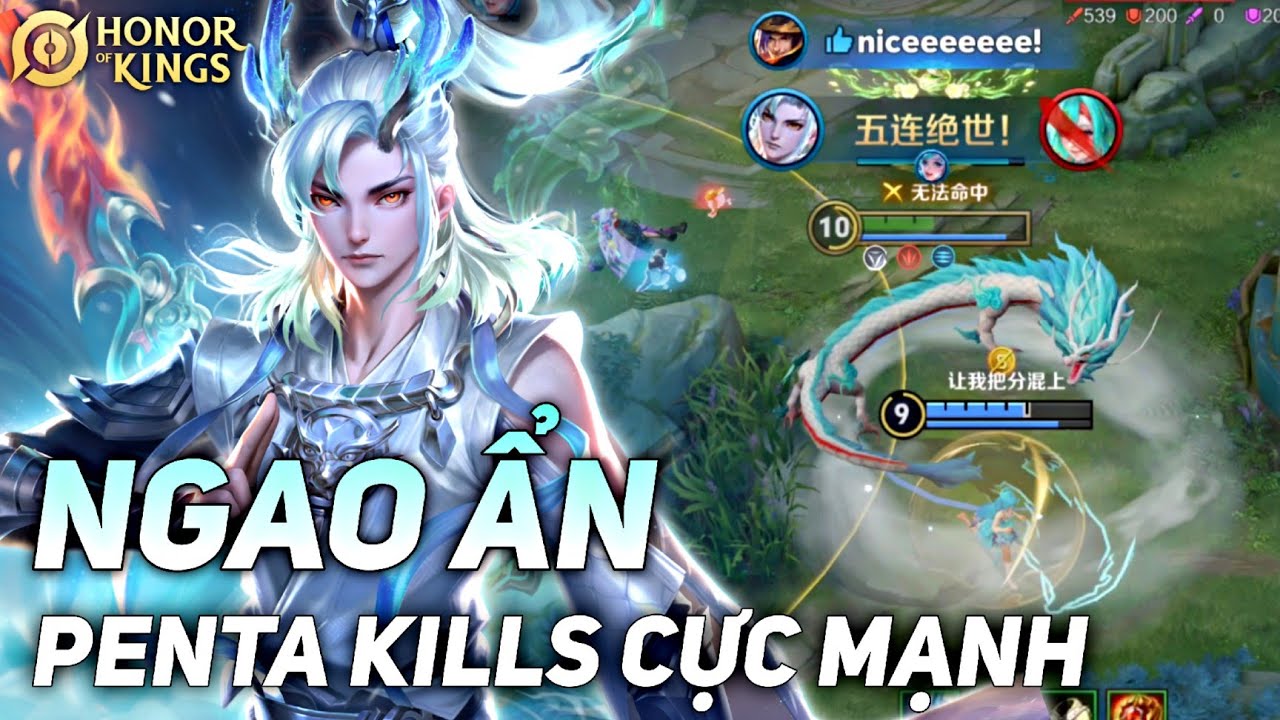 [ HONOR OF KINGS / VGVD ] GÁNH TEAM CÙNG AD TOP META NGAO ẨN VÀ PHA PENTA KILLS CỰC GẮT