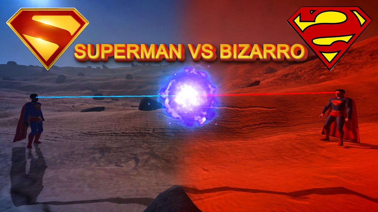 DCU Superman vs Bizarro in Blade&Sorcery PCVR! #pcvr #vr #dcu #superman #bladeandsorcery #bizarro