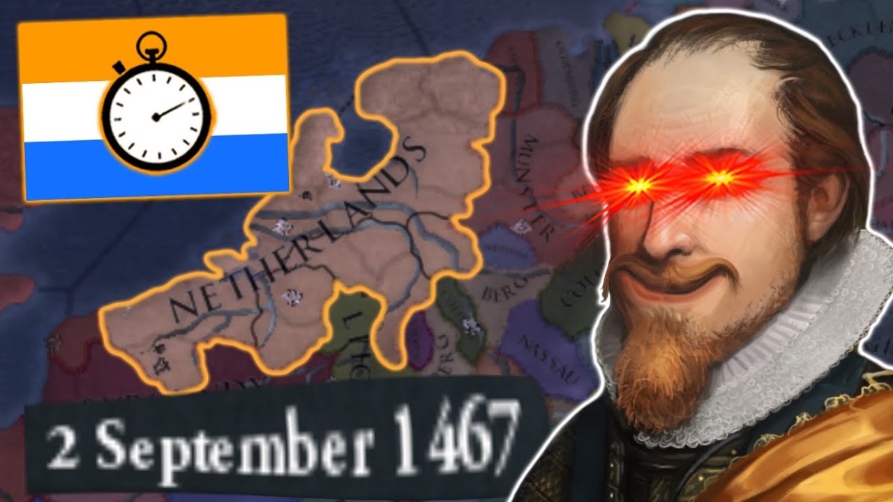 How Fast Can You Unite the Netherlands? - EU4 Nation Speedforming!