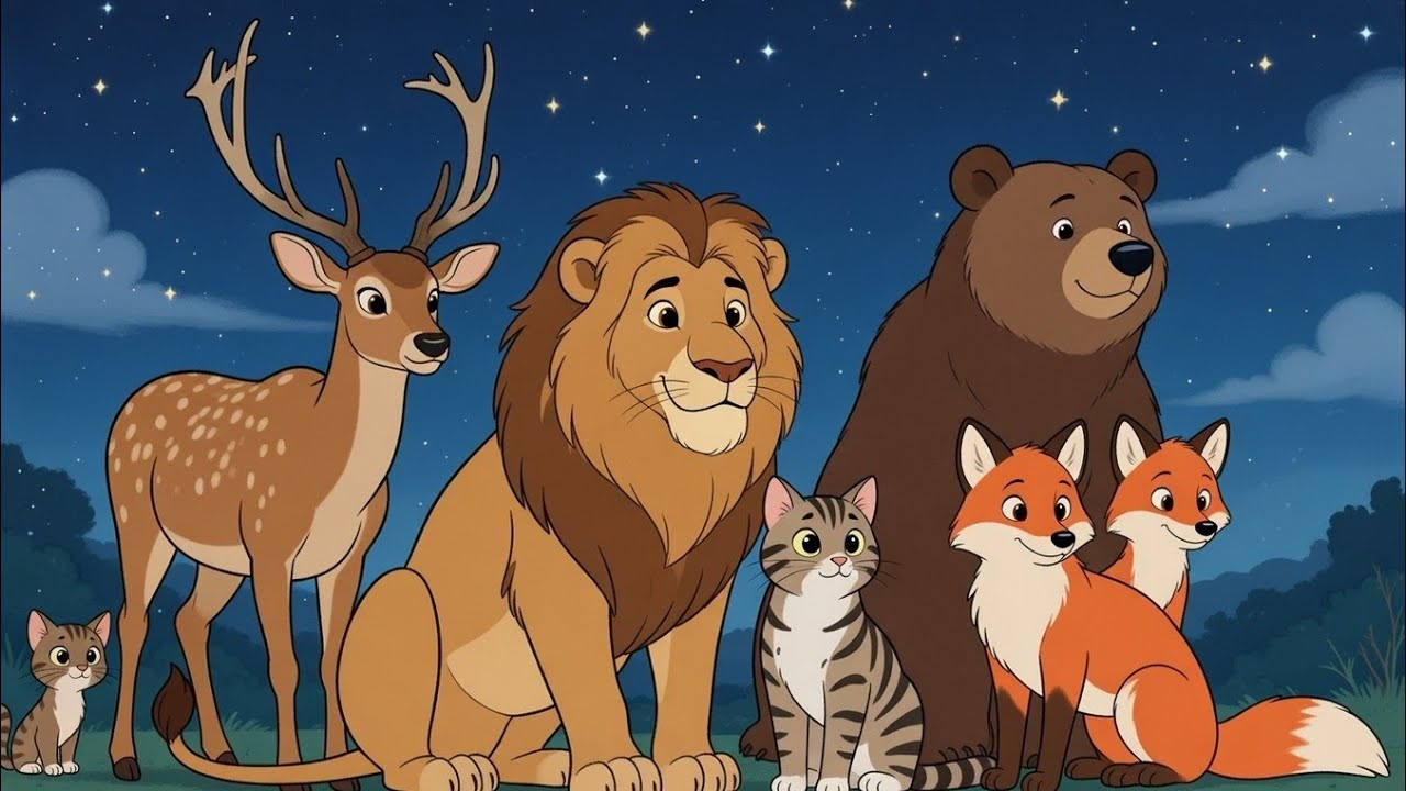 Little Animal Friends 🐾 | Nursery Animal for Kids | Educational Cartoon Song‎Animal Friends Nursery