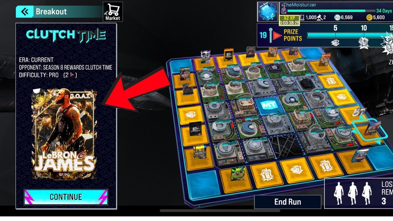 HOW TO GET A CHANCE AT A GOAT CARD IN BREAKOUT IN NBA2K25 MyTeam