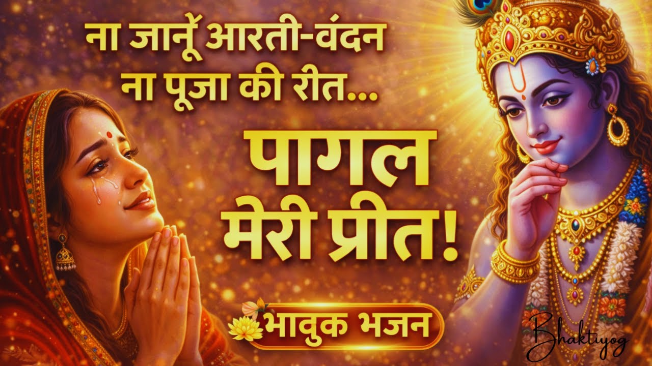 ना जानूँ आरती–वंदन |पागल मेरी प्रीत |भावुक कृष्ण भजन| Krishna Emotional Bhajan#bhakti#krishnabhakti 