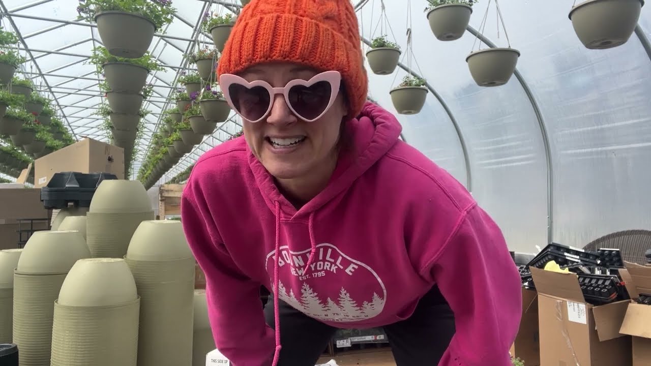 Planting and Preps at the Greenhouses : Flower Hill Farm