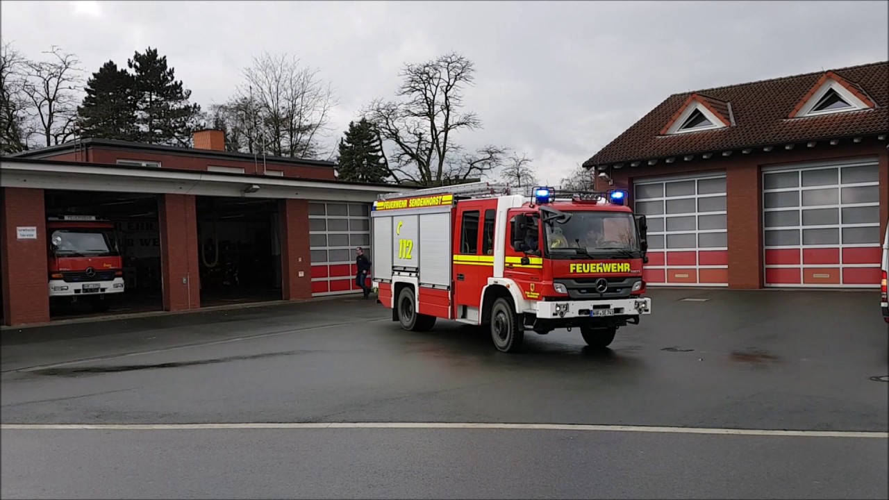 Sendenhorst FD Responding to a car accident on 1st. march 2017