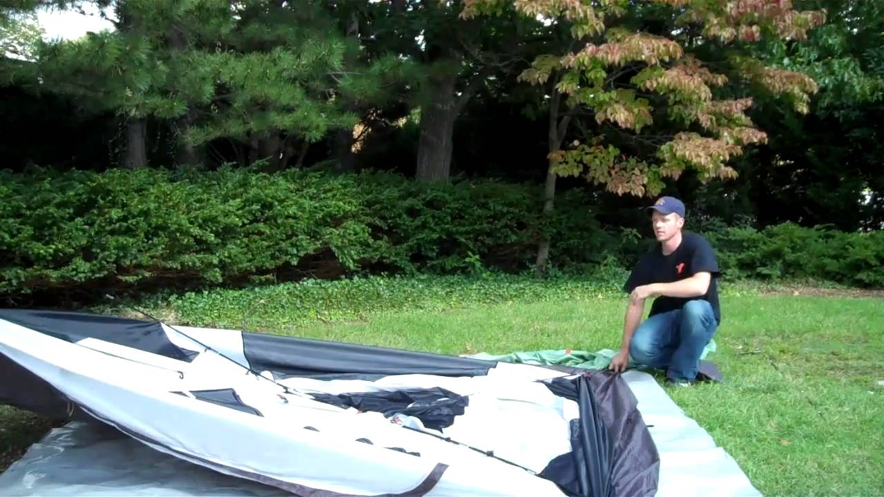 How to set up a 6 man tent