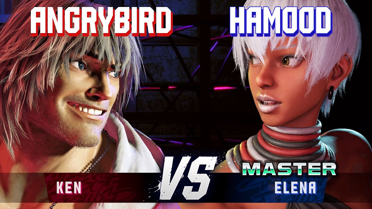 SF6 ▰ ANGRYBIRD (Ken) vs HAMOOD (Elena) ▰ High Level Gameplay