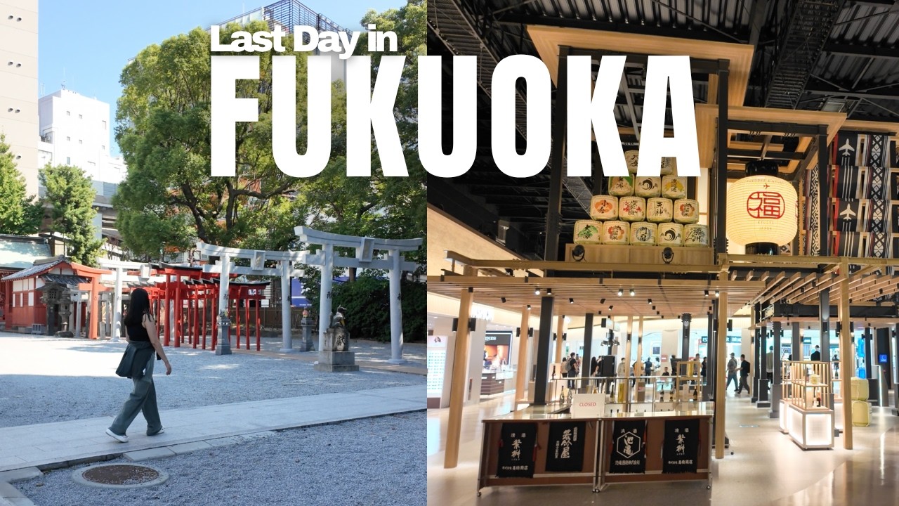 Last Day in Fukuoka | Tenjin Exploration, Yodobashi Shopping & Airport Duty Free