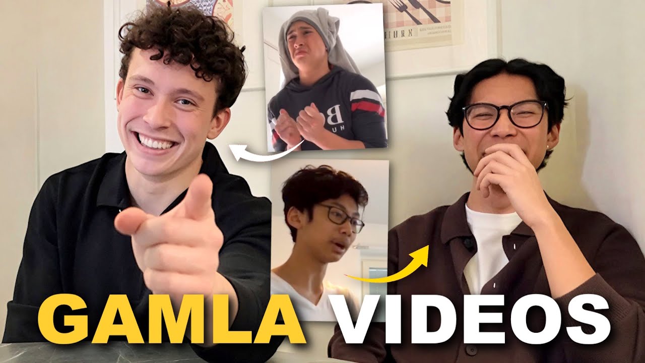 Vi Reagerar på VÅRA GAMLA VIDEOS (Pinsamt)