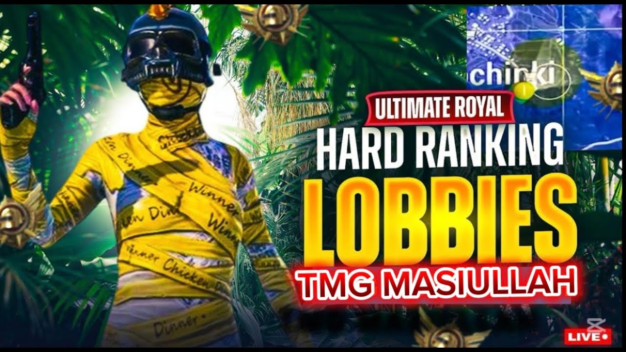 ULTIMATE ROYAL4v4 HARD LOBBIESIN With TMG MARKHOR 👑TMG MASIULLAH