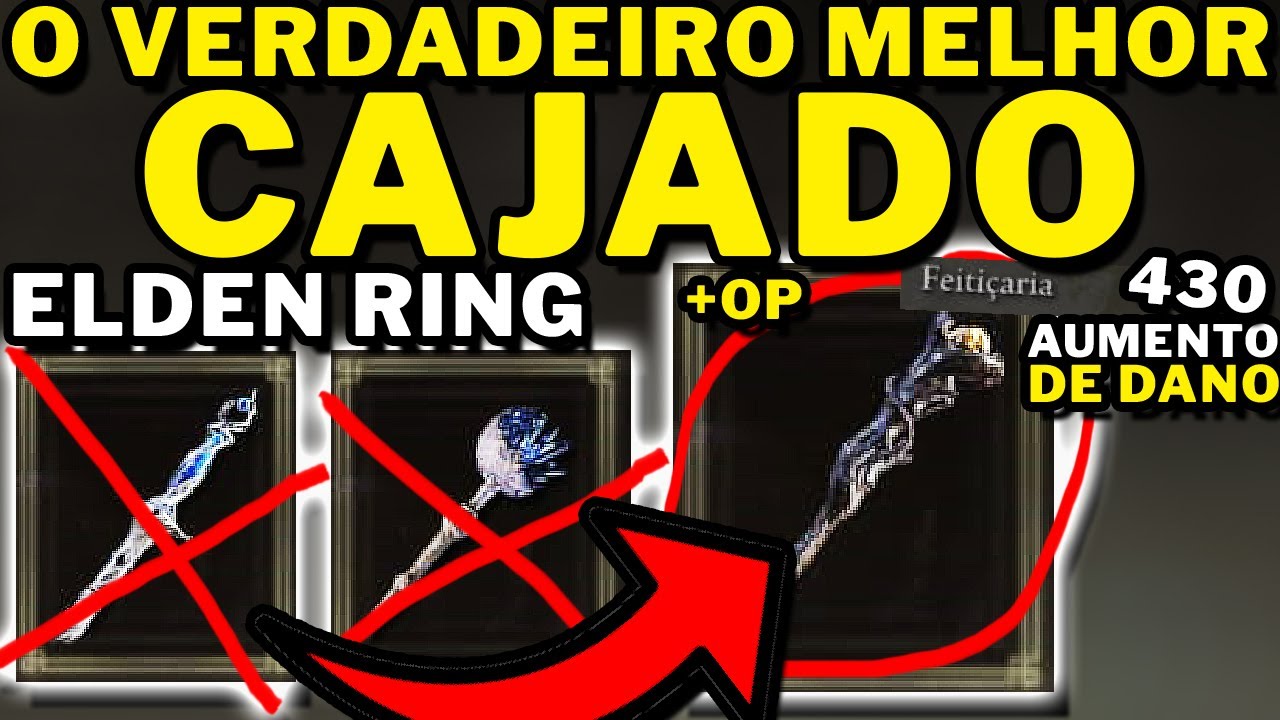 Elden Ring - O VERDADEIRO MELHOR CAJADO DO JOGO (É OQ MAIS AUMENTA O DANO DAS MAGIAS)!!!!!