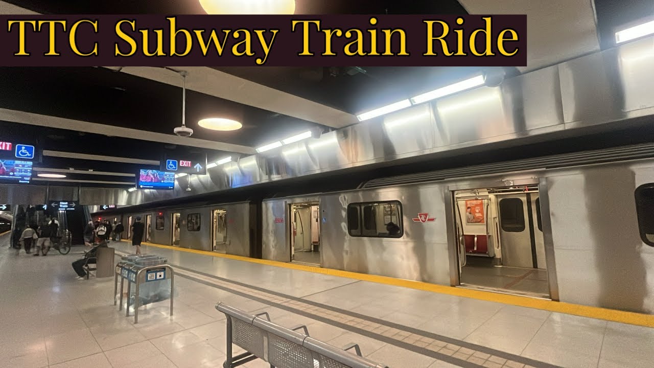 Toronto TTC Subway Train Ride on Line 1 - Finch West to Vaughan Station 7/22/2024