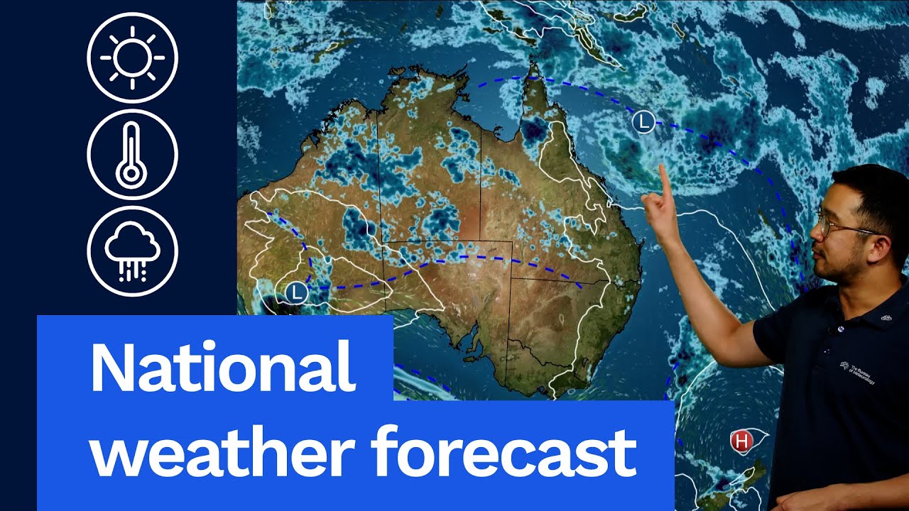 National Weather Forecast: Ex-TC Mitchell for WA, warm and unsettled for most other areas