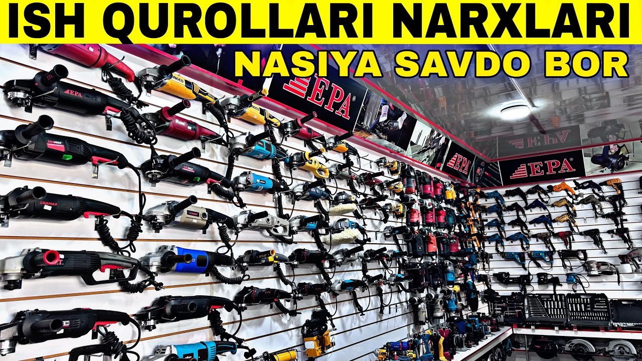 ARZON JOYIDAN BALGARKA DREL SVARKA APARATLAR PERFARATOR SUV NASOSLAR QURILISH TEXNIKALARI NARXLARI