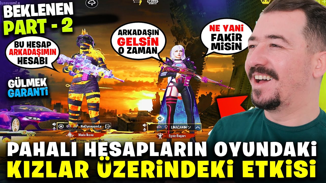 PAHALI HESAPLARIN OYUNDAKİ KIZLAR ÜZERİNDEKİ ETKİSİ - PUBG MOBİLE TROLL