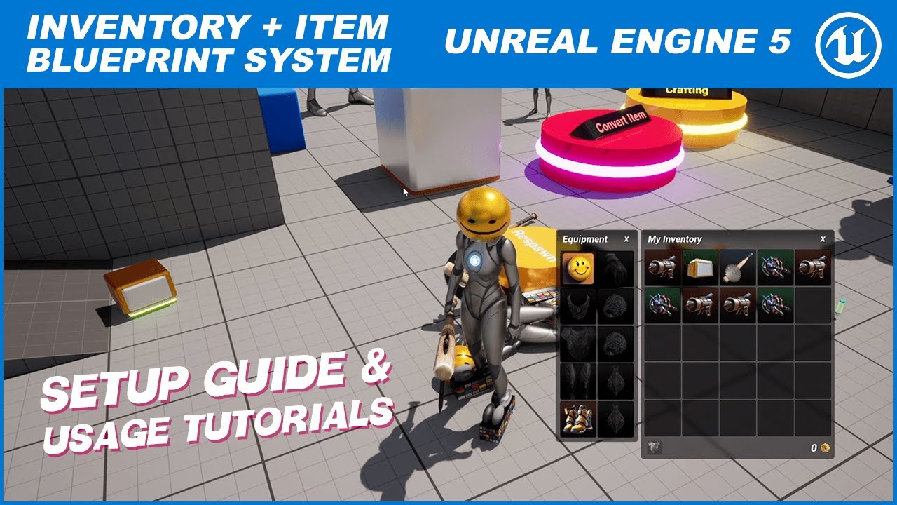UE5 Inventory and Item System Setup Guide and Usage Tutorials