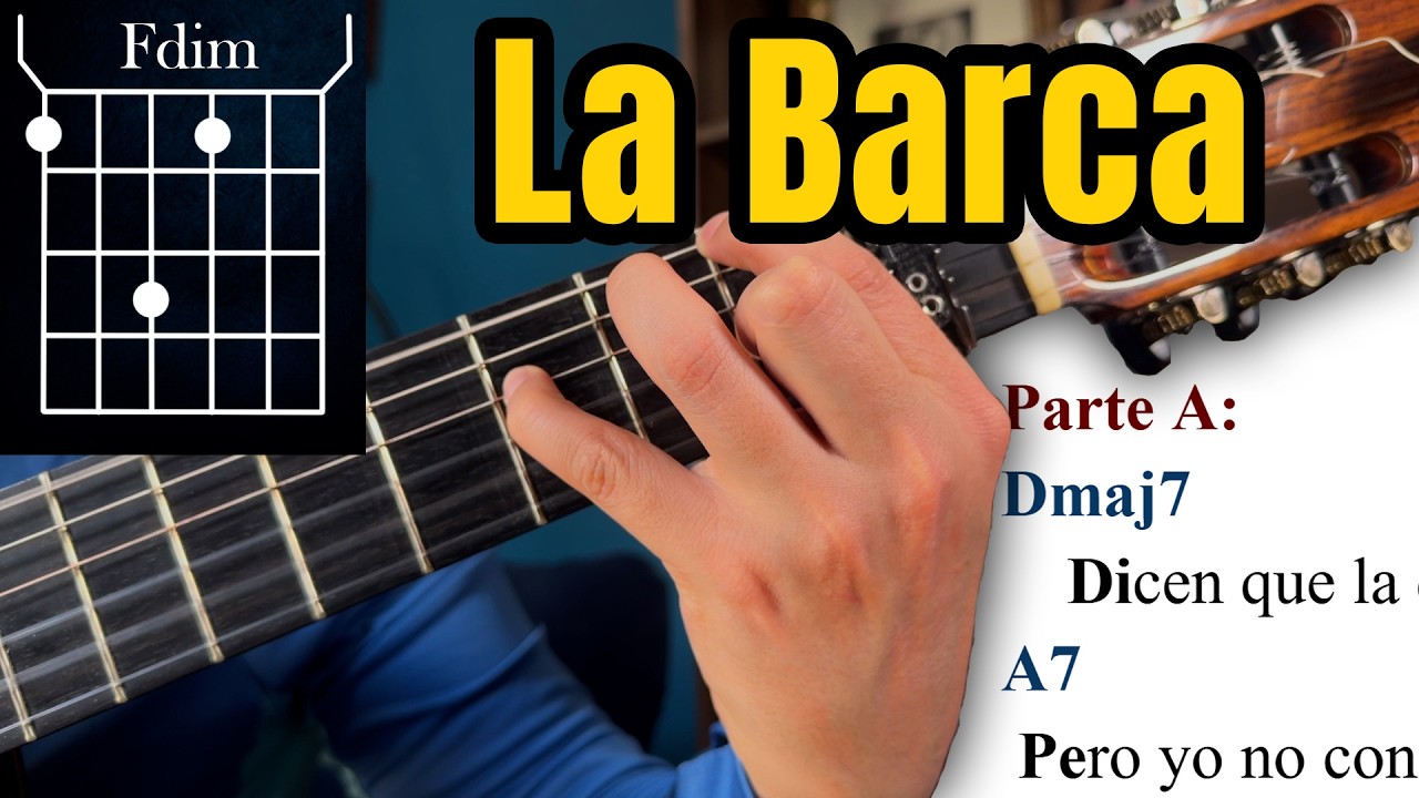 La Barca (Luis Miguel) | Tutorial Guitarra COMPLETO | Cómo Acompañar Toda la Canción