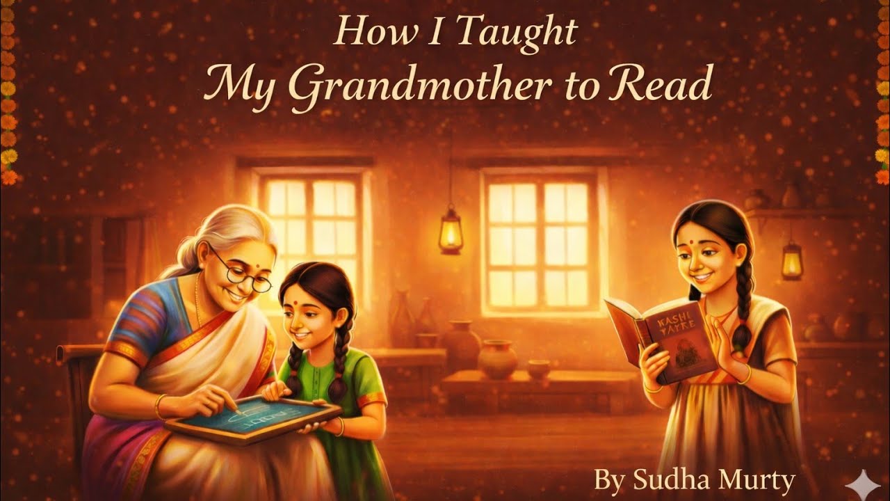 How I Taught My Grandmother To Read Summary | Class 9 English: Kaveri | Lesson 1 : English Animation