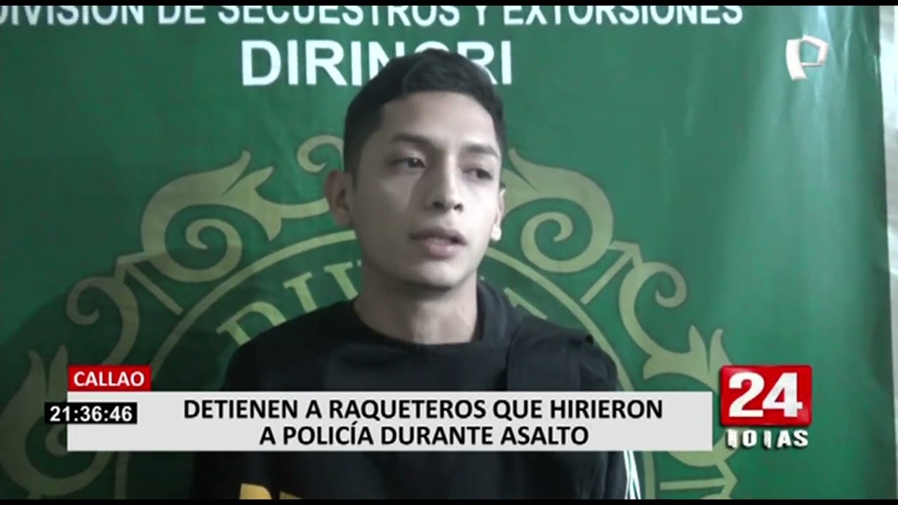 Callao: capturan a delincuentes que balearon a policía durante robo de su camioneta