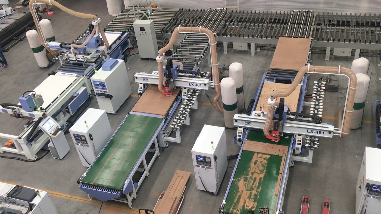 Automatic production line for cabinets doors! 👍👍👍👍👍